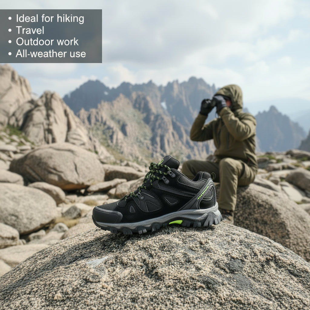 Hi _Tech Trek Waterproof Sneakers – Rugged Outdoor Hiking Shoes