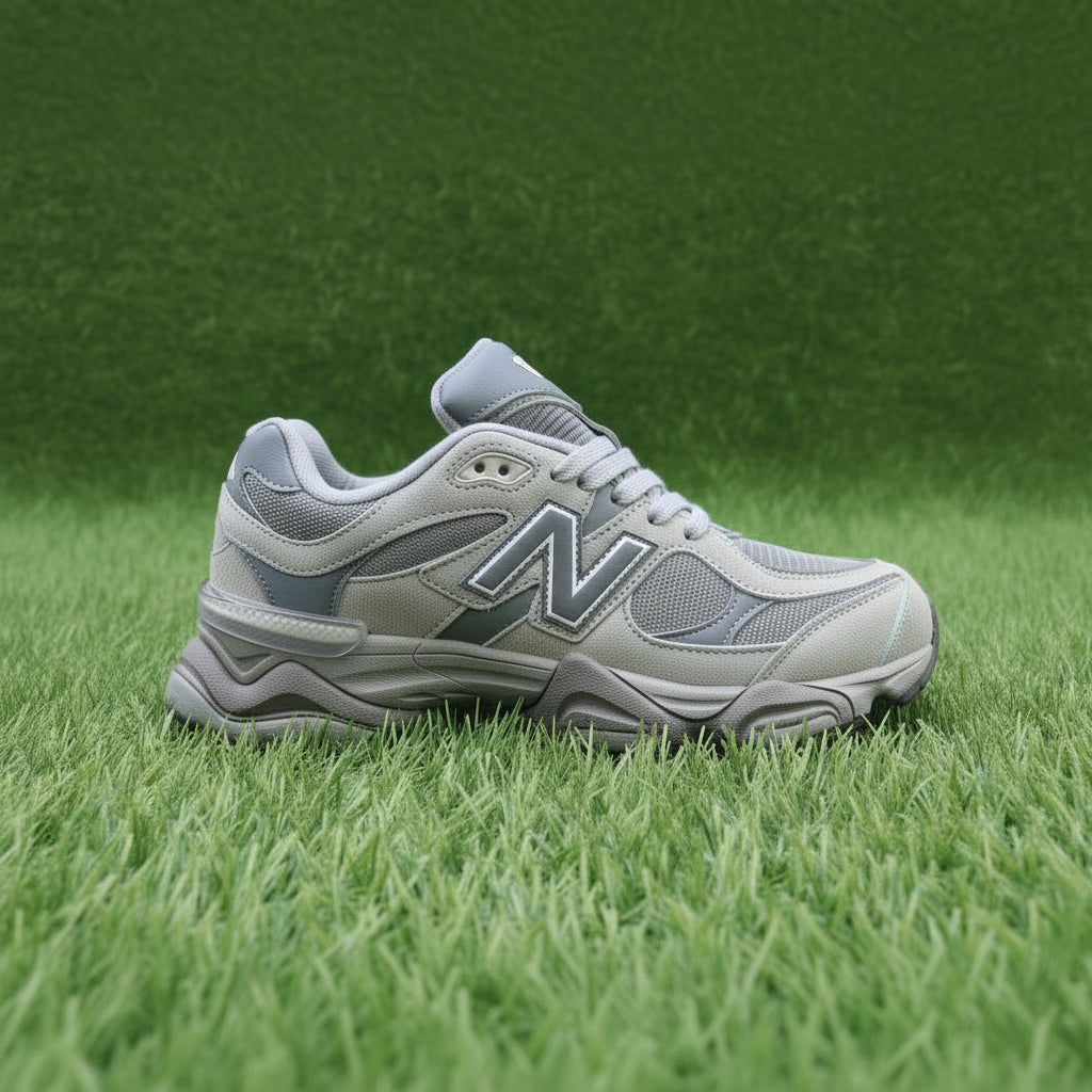 Chunky Retro Runner Sneakers – Premium Mesh & Suede Cushion Sole