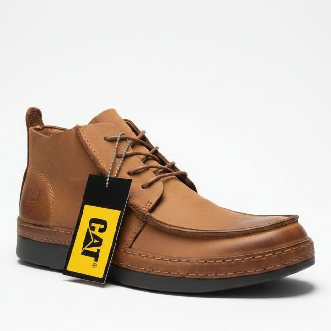 CAT brown chukka boots with lace-up design — Taptan Shop Kenya