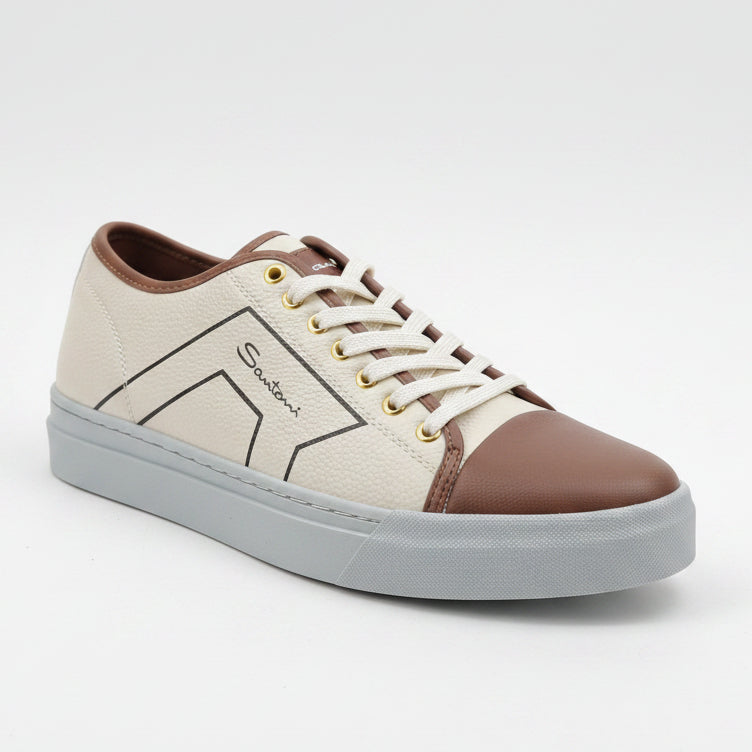 Santoni Casual Sneakers for Men | Stylish Lace-Up Everyday Shoes | JS | Sizes 40–45