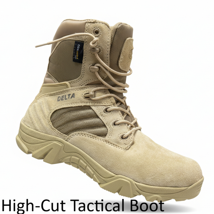 Delta Tactical Boots – Low Cut & High Cut Desert Outdoor Sneakers for Work & Casual Wear