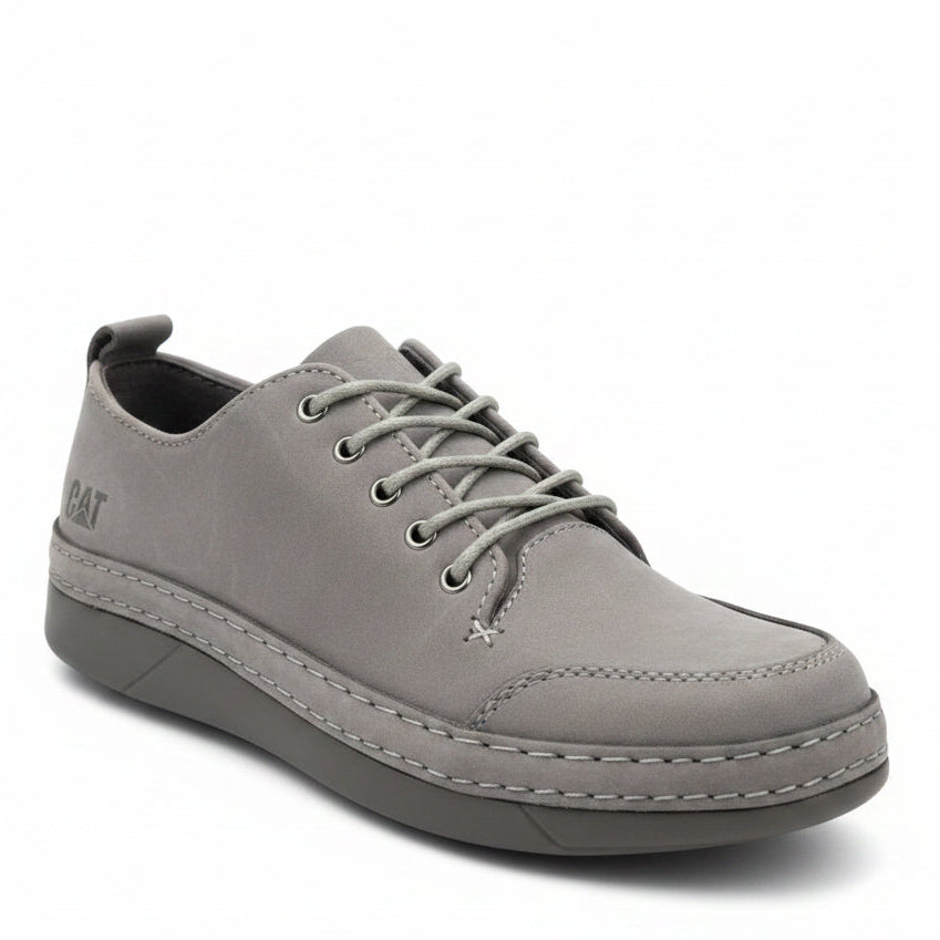 Cool grey nubuck with tonal stitching & grey sole