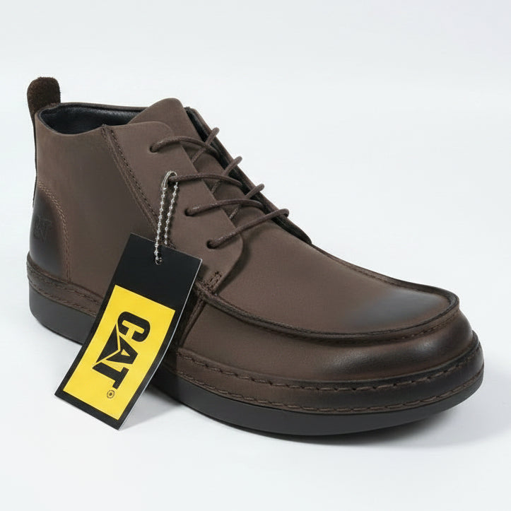 CAT tan chukka boots with lace-up design — Taptan Shop Kenya