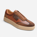 Men's Tod's tan brown pebbled leather suede sneakers gum sole — Taptan Shop Kenya