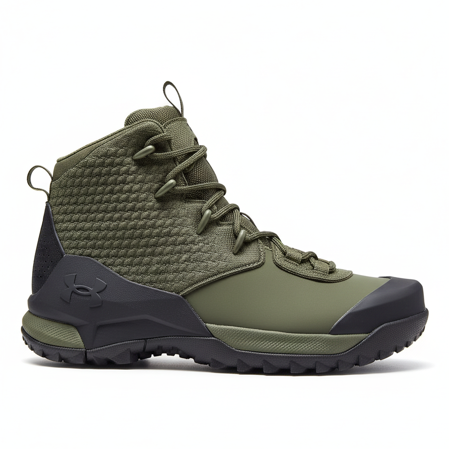 Rugged High-Top Outdoor Sneakers – All-Terrain Grip & Cushioned Support