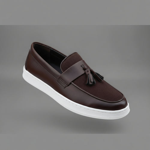 Luxury Tassel Leather Loafers – Elegant Slip-On Smart Casual & Formal Comfort Shoes