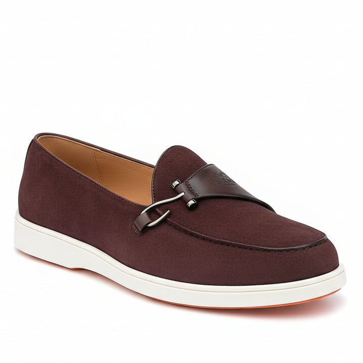 Luxury Horsebit Slip-On Loafers – Smart Casual Leather Comfort Shoes for Men
