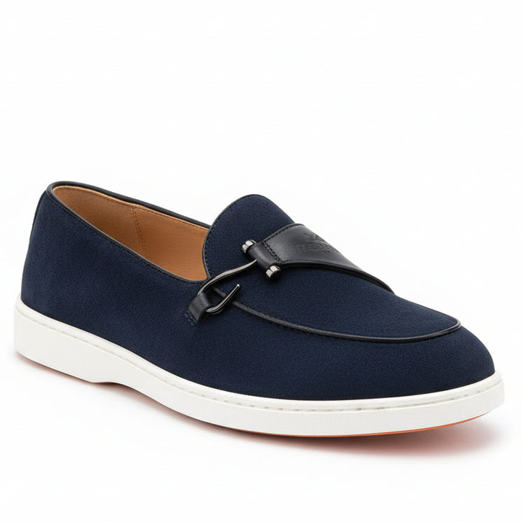 Luxury Horsebit Slip-On Loafers – Smart Casual Leather Comfort Shoes for Men