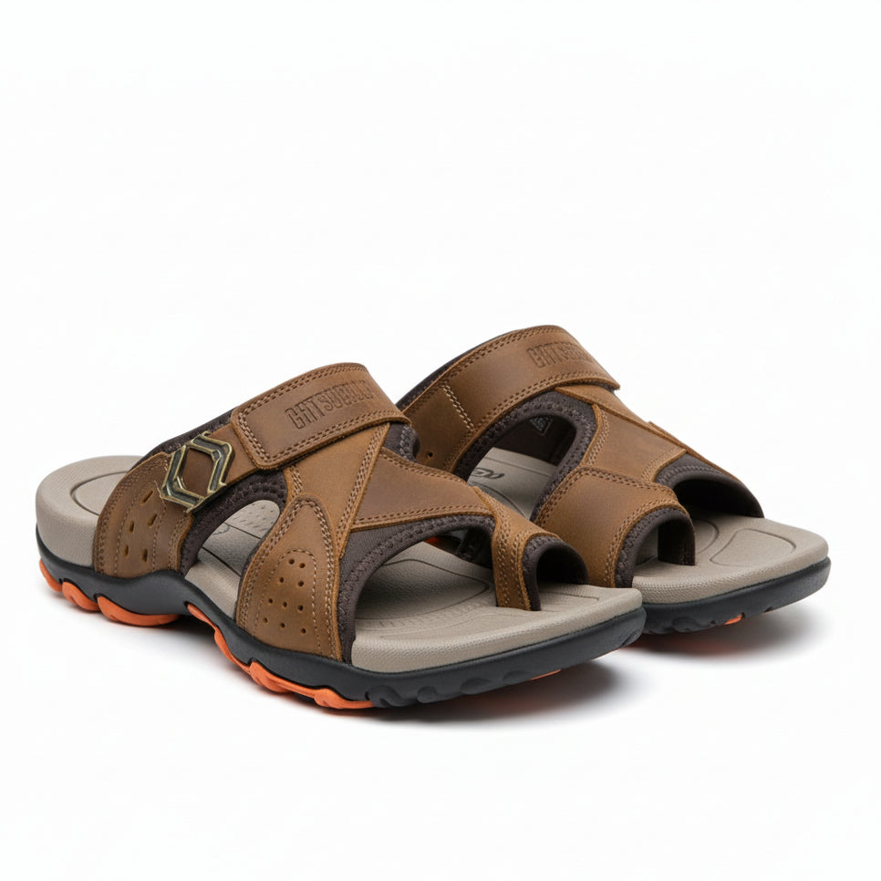 Men’s Rugged Outdoor Sandals – Anti-Slip Comfort Trail Slides_SLOGL18