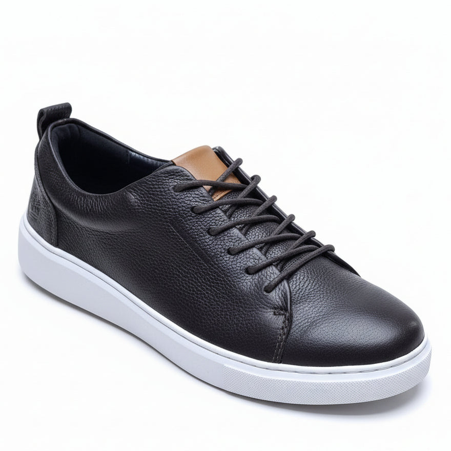 Men’s Minimal Leather Sneakers – Premium Comfort Low-Top Casual Shoes_11CK_07