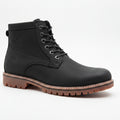 Urban Trek Leather Combat Boots – Premium Rugged Casual Ankle Boots