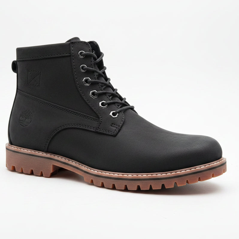 Urban Trek Leather Combat Boots – Premium Rugged Casual Ankle Boots