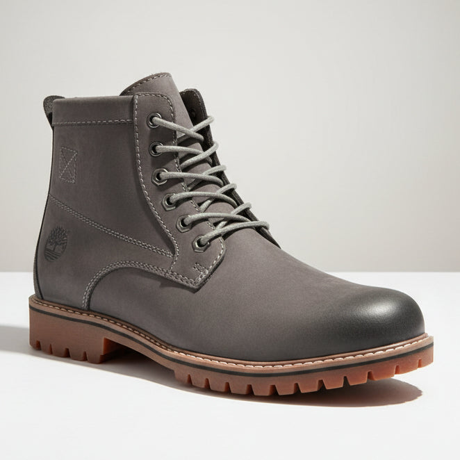 Urban Trek Leather Combat Boots – Premium Rugged Casual Ankle Boots