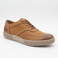 Timberland Men's Casual Lace-Up Shoes | Leather Low-Top Sneakers | Textured Rubber Sole | CLK | Sizes 39-46