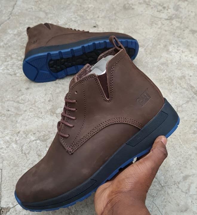 Men's Caterpillar CAT Nubuck Leather Ankle Boots | Lace-Up Casual Boots | GG | Sizes 40–45