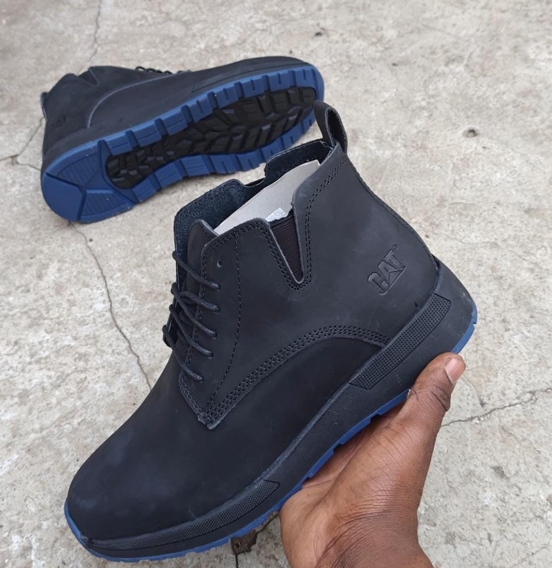 Men's Caterpillar CAT Nubuck Leather Ankle Boots | Lace-Up Casual Boots | GG | Sizes 40–45