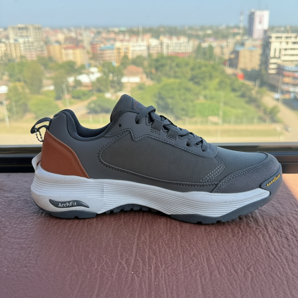 Men’s Arch Support Walking Sneakers – Cushioned Comfort Lifestyle Running Shoes