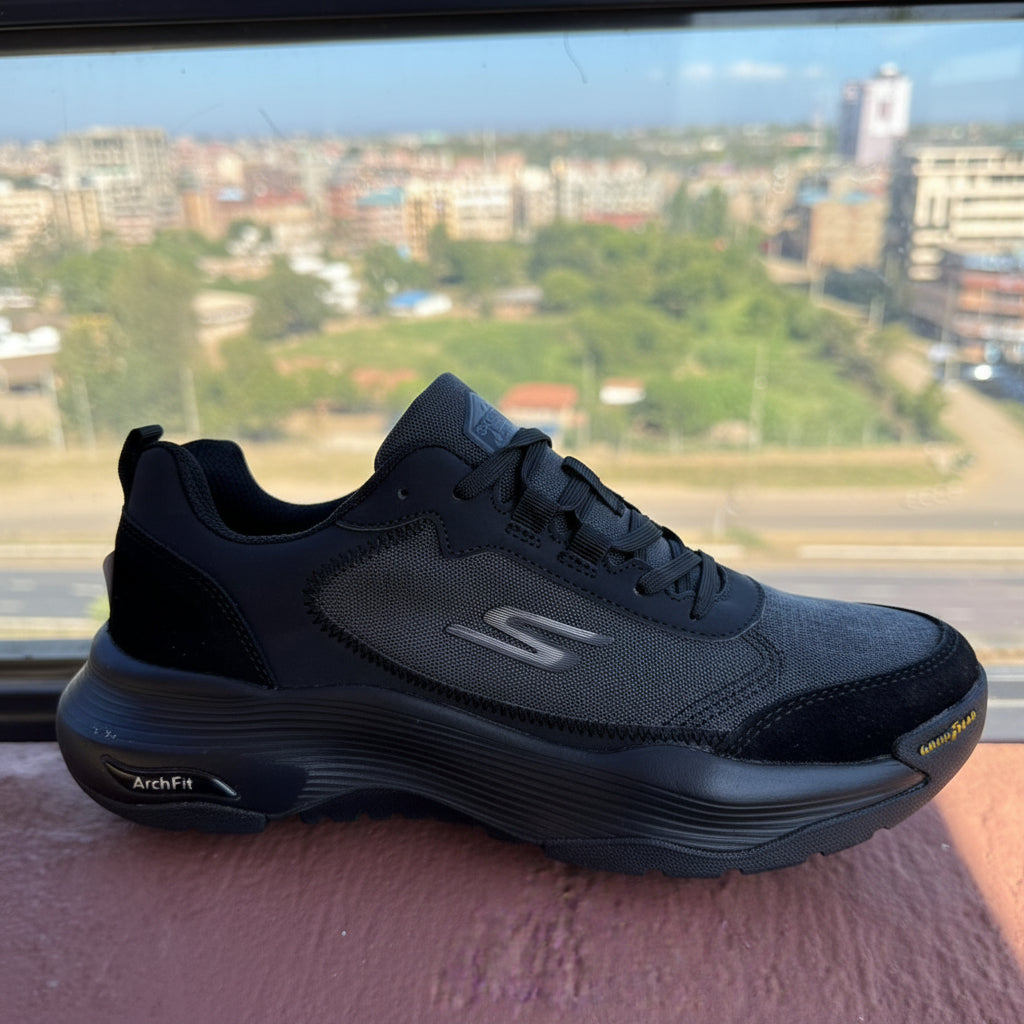 Men’s Arch Support Walking Sneakers – Cushioned Comfort Lifestyle Running Shoes