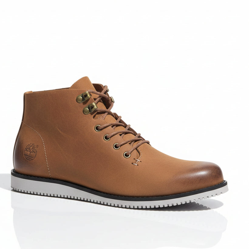 Men’s Mid-Cut Leather Casual Boots – Rugged Comfort Everyday Wear_11CK_09