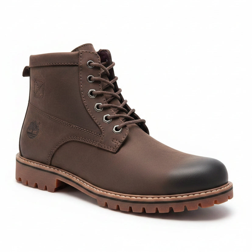 Urban Trek Leather Combat Boots – Premium Rugged Casual Ankle Boots