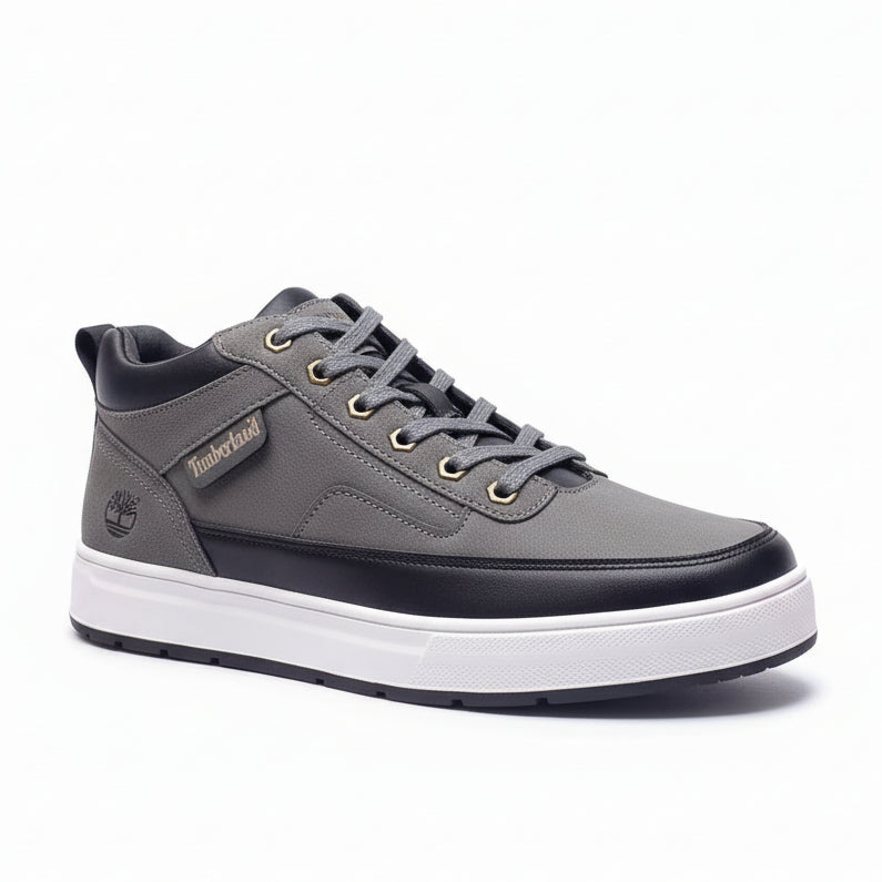 Urban Mid-Cut Leather Boots – Stylish Casual Streetwear & Everyday Comfort Sneakers